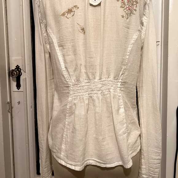 SOLD Ladies button down cotton shirt S - Picture 8 of 9